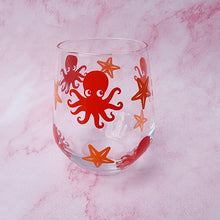 Load image into Gallery viewer, Octopus &amp; Starfish Stemless Glass
