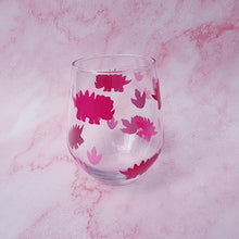 Load image into Gallery viewer, Pink Dinosaur Stemless Glass
