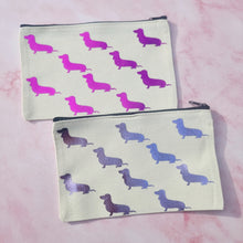 Load image into Gallery viewer, Dachshund Canvas Pencil Case