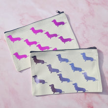 Load image into Gallery viewer, Dachshund Canvas Pencil Case