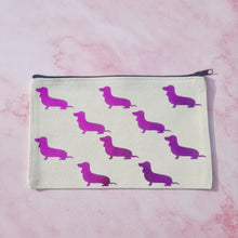 Load image into Gallery viewer, Dachshund Canvas Pencil Case