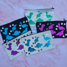 Load image into Gallery viewer, Dinosaur Canvas Pencil Case