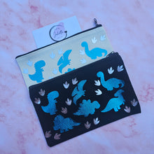 Load image into Gallery viewer, Dinosaur Canvas Pencil Case
