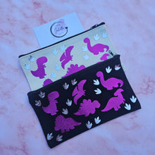 Load image into Gallery viewer, Dinosaur Canvas Pencil Case