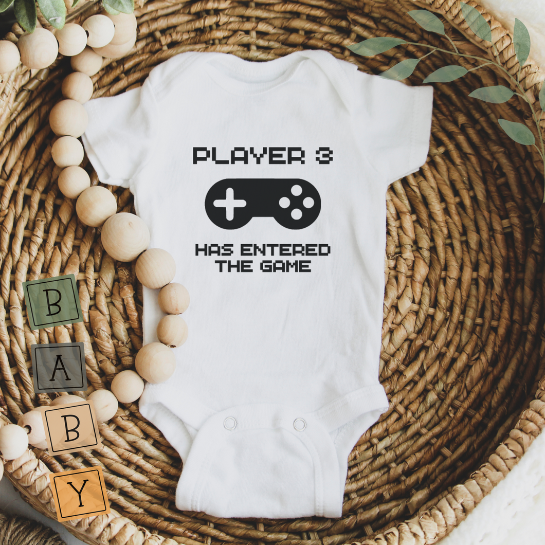 Pregnancy Announcement Bodysuit - Gamer 3