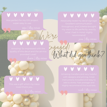 Load image into Gallery viewer, We’re Engaged Vinyl Decal – Custom Engagement Party Backdrop or Sign Decor