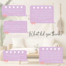 Load image into Gallery viewer, Custom Iron-On Transfer for Fabric Sign – Personalised Birthday, Wedding & Baby Shower Decal