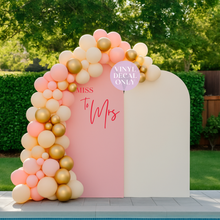 Load image into Gallery viewer, Miss to Mrs Vinyl Decal – Bridal Shower, Engagement & Bachelorette Sign Decor