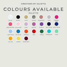 Load image into Gallery viewer, Custom Wedding or Event Sign Decal for Linen Welcome Sign