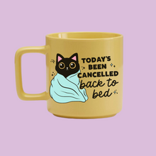 Load image into Gallery viewer, Coffee Mug - Cat, Today's Been Cancelled Pink