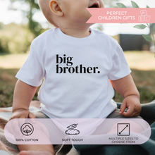 Load image into Gallery viewer, Big Brother T-Shirt – Minimalist Sibling Announcement Outfit for Boys