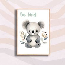 Load image into Gallery viewer, Koala Be Kind Nursery Print