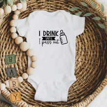 Load image into Gallery viewer, I Drink Until I Pass Out Baby Bodysuit – Funny Baby Gift