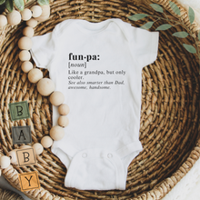 Load image into Gallery viewer, Funpa Baby Bodysuit – Pregnancy Announcement Gift for Grandpa