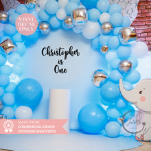 Load image into Gallery viewer, Personalised First Birthday Sign Decal - One