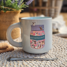 Load image into Gallery viewer, Pastel Coffee 'Aura' Mug 320ml - Anti Depressants Dogs, Baby Blue
