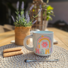 Load image into Gallery viewer, Pastel Coffee 'Aura' Mug 320ml - Mama Rainbow, Baby Blue