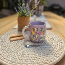 Load image into Gallery viewer, Pastel Coffee 'Aura' Mug 320ml - Not Anti-Social, Lilac