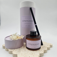 Load image into Gallery viewer, Lemongrass Reed Diffuser 100ml – Luxury Home Fragrance