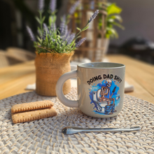 Load image into Gallery viewer, Pastel Coffee 'Aura' Mug 320ml - Doing Dad Shit, Grey & Black