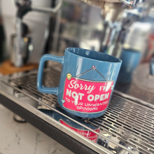 Load image into Gallery viewer, Coffee Mug - Unwanted Opinions, Blue
