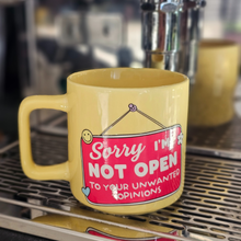 Load image into Gallery viewer, Coffee Mug - Unwanted Opinions, Lemon