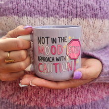 Load image into Gallery viewer, Pastel Coffee 'Aura' Mug 320ml - Not In The Mood, Lilac