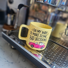 Load image into Gallery viewer, Coffee Mug - On My Way To Make Bad Decisions, Lemon
