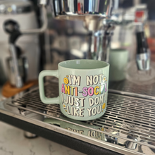 Load image into Gallery viewer, Coffee Mug - Antisocial, Mint