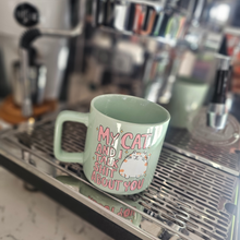 Load image into Gallery viewer, Coffee Mug - Cat & I, Mint