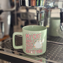 Load image into Gallery viewer, Coffee Mug - Cat & I, Mint