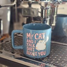 Load image into Gallery viewer, Coffee Mug - Cat & I, Blue