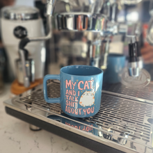 Load image into Gallery viewer, Coffee Mug - Cat & I, Blue