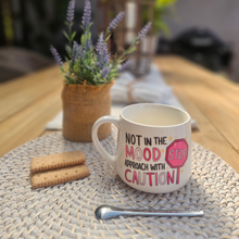 Load image into Gallery viewer, Pastel Coffee 'Cloud' Mug 440ml - Not In The Mood, White