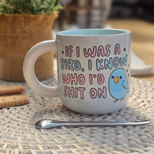 Load image into Gallery viewer, Pastel Coffee 'Aura' Mug 320ml - If I Was A Bird, Baby Blue