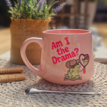 Load image into Gallery viewer, Pastel Coffee 'Cloud' Mug 440ml - Am I The Drama?, Pink