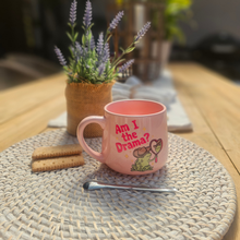 Load image into Gallery viewer, Pastel Coffee 'Cloud' Mug 440ml - Am I The Drama?, Pink