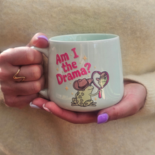 Load image into Gallery viewer, Pastel Coffee 'Cloud' Mug 440ml - Am I The Drama?, Mint