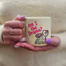 Load image into Gallery viewer, Pastel Coffee 'Aura' Mug 320ml - Am I The Drama?, Lemon
