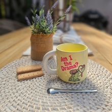 Load image into Gallery viewer, Pastel Coffee 'Aura' Mug 320ml - Am I The Drama?, Lemon