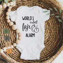 Load image into Gallery viewer, World’s Cutest Fajr Alarm Baby Bodysuit – Funny Islamic Baby Gift