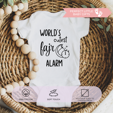 Load image into Gallery viewer, World’s Cutest Fajr Alarm Baby Bodysuit – Funny Islamic Baby Gift