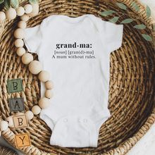 Load image into Gallery viewer, Pregnancy Announcement Bodysuit - Grandma
