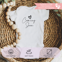 Load image into Gallery viewer, Birth Announcement Onesie - Coming Soon
