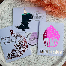 Load image into Gallery viewer, Cupcake Birthday Card