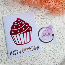 Load image into Gallery viewer, Cupcake Birthday Card