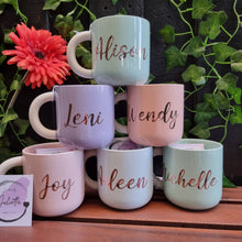 Load image into Gallery viewer, Pastel-Colored Mugs | Customized Mugs | Creations by Julietta
