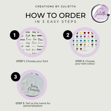 Load image into Gallery viewer, Customized Baby Bib | Custom Baby Bibs | Creations by Julietta