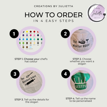 Load image into Gallery viewer, Custom Aprons with Logo | Chef Apron | Creations by Julietta