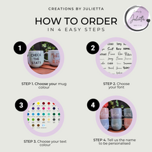 Load image into Gallery viewer, Custom Coffee Mugs | Personalized Coffee Mugs | Creations by Julietta